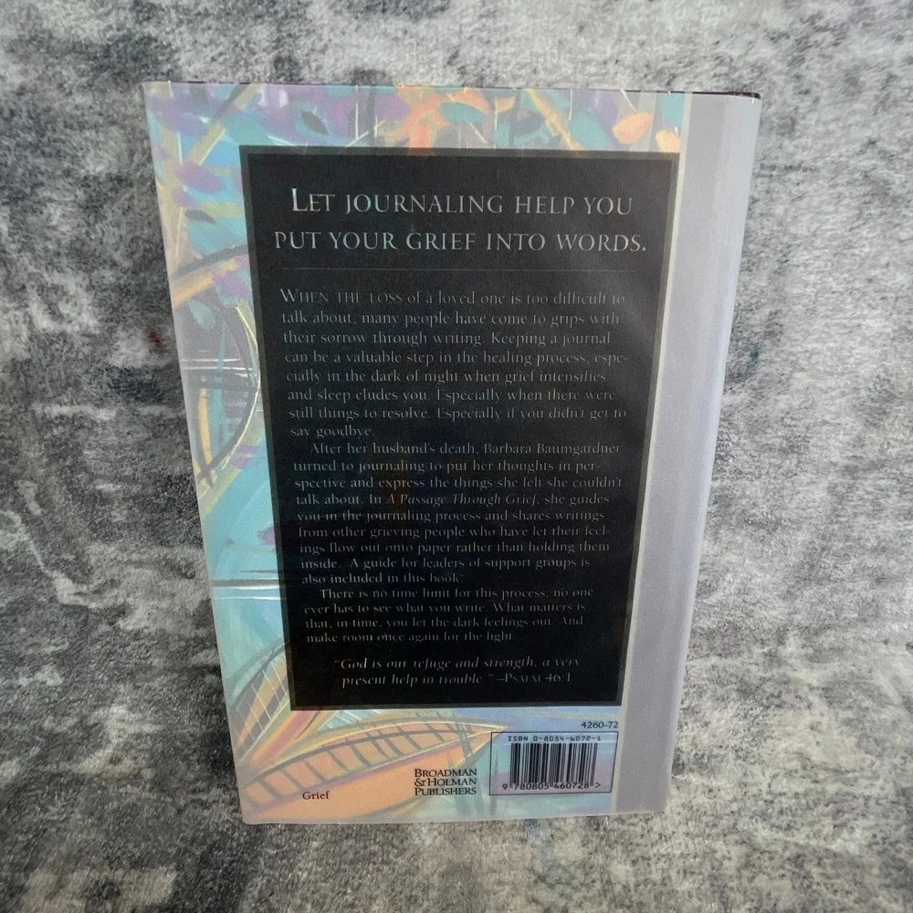 A Passage Through Grief Broadman & Holman Blank Journal Barbara Baumgardner‎